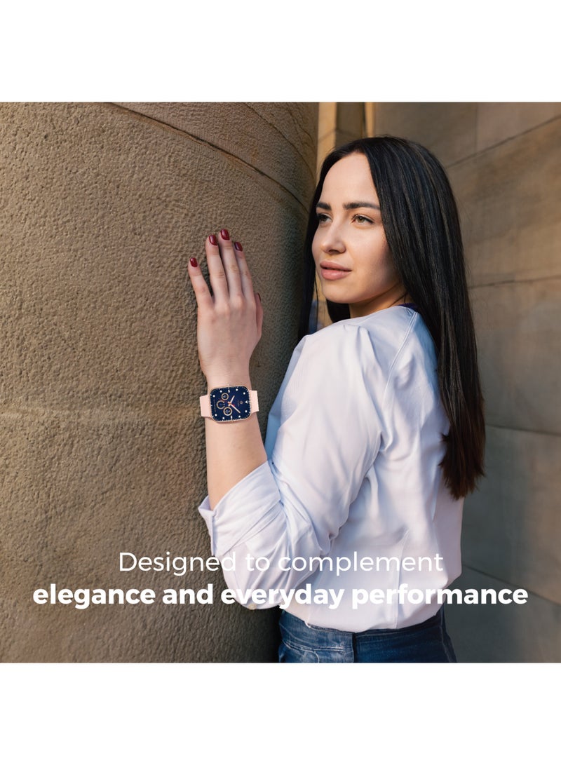 Trands SW50 Smart Watch for iOS & Android, 1.75-Inch TFT Touch Screen, Bluetooth Calling, IP68 Waterproof, Fitness Tracker with Heart Rate & Sleep Monitor, Pink - Image 5